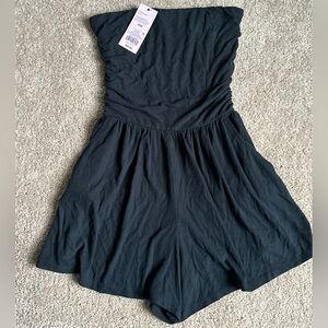 Wild Fable Black Ruched Women's Blouse